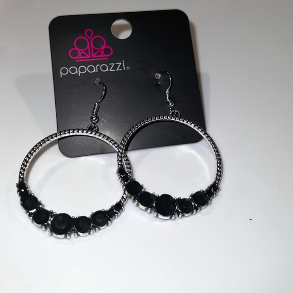 Black Diamond Hoops